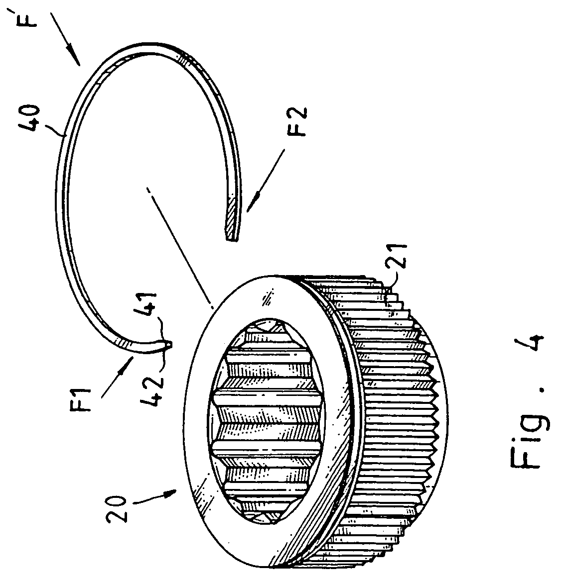 Ratchet wheel mounting structure for wrench