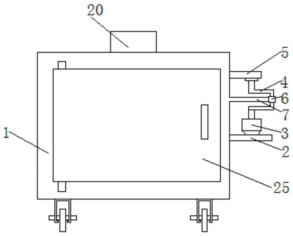 A sorting device for peanut grains