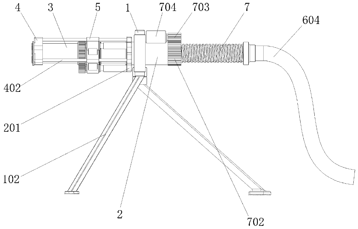 Anti-tempering-type drilling type fire-fighting lance