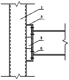 An assembly method of a steel pipe column and a steel beam