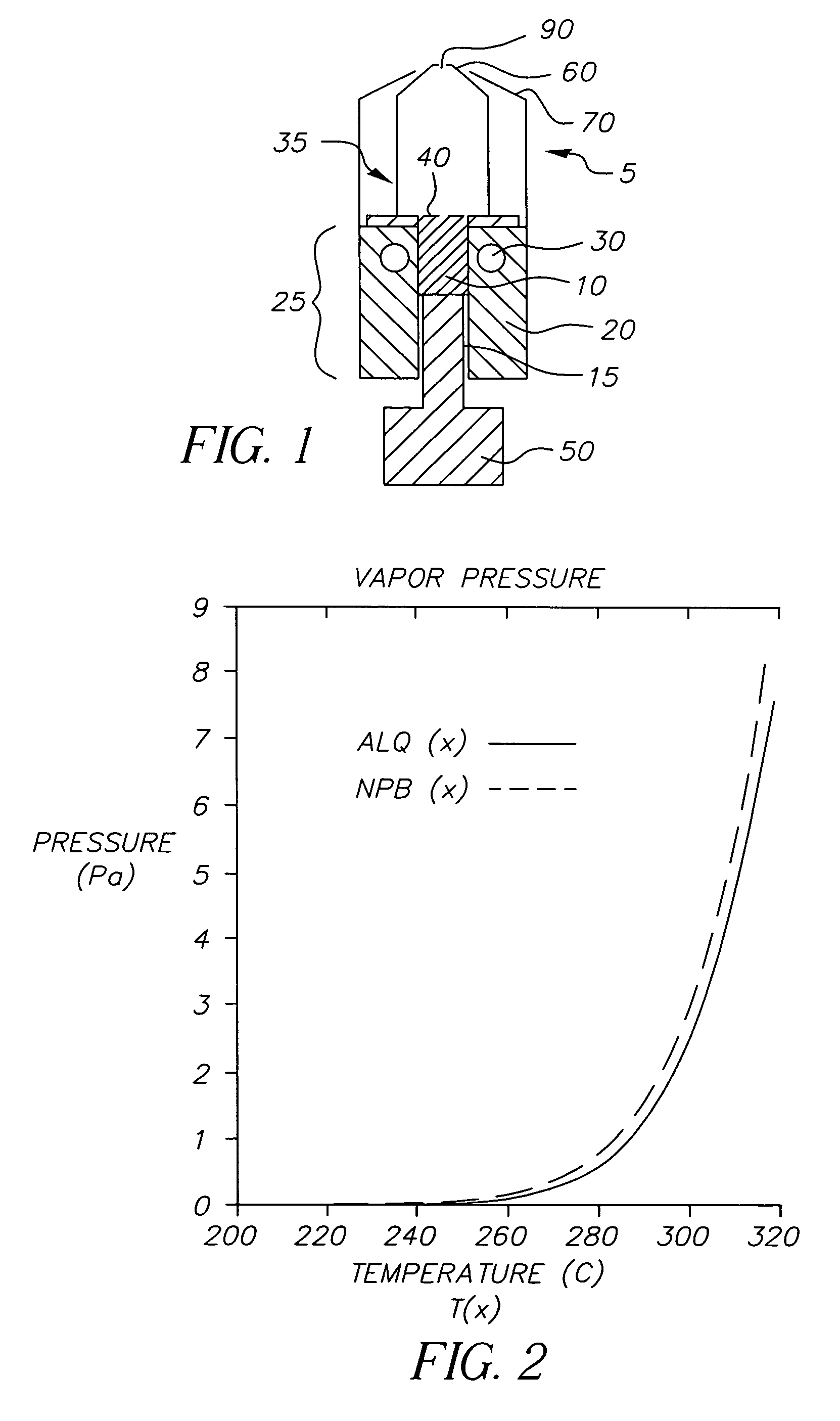 Device and method for vaporizing temperature sensitive materials