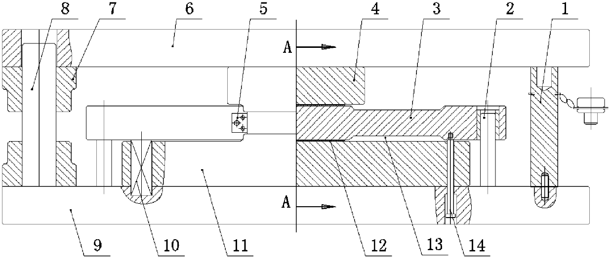 Floating sizing die