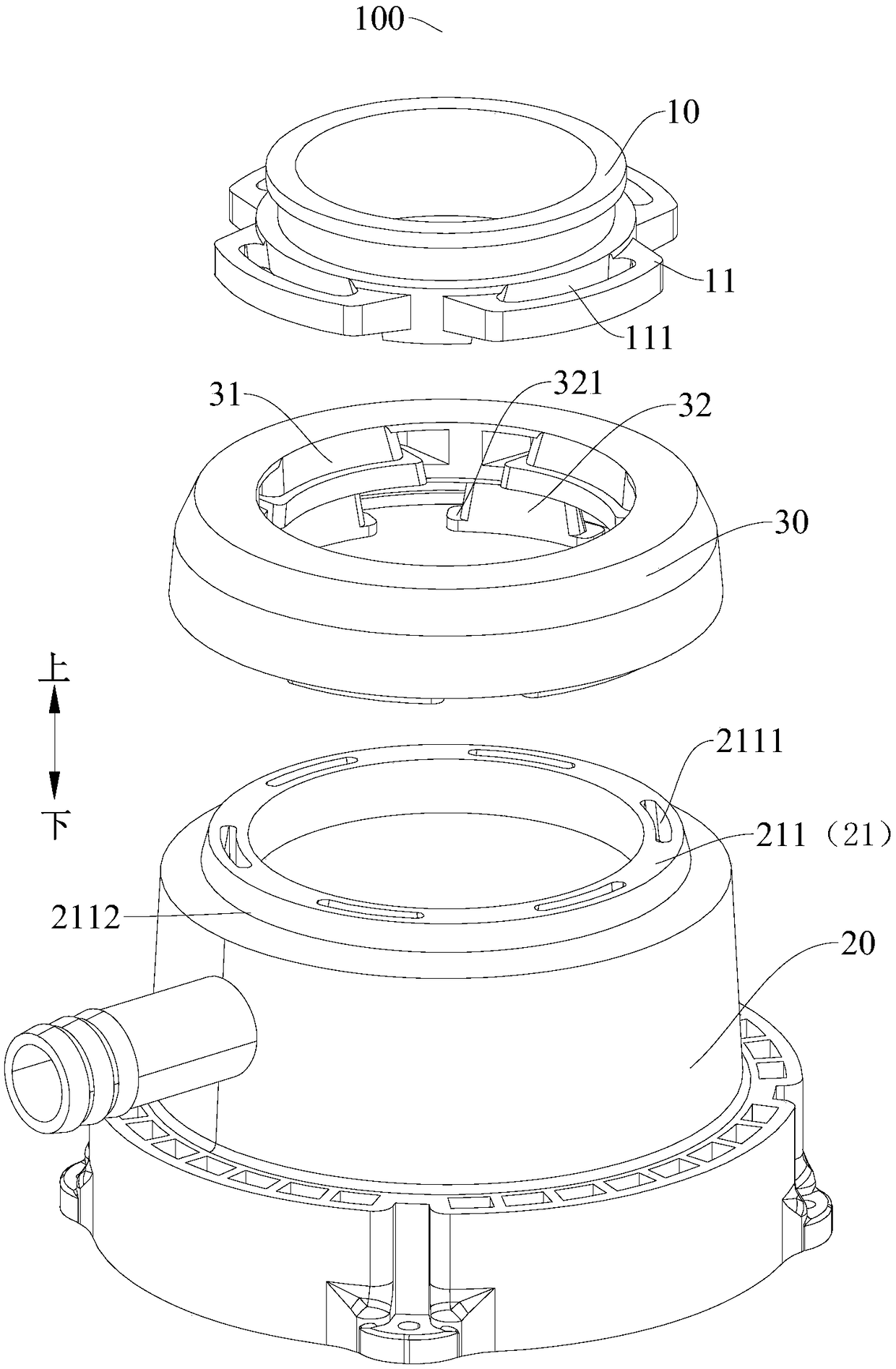 Shell assembly and food waste processor of food waste disposer