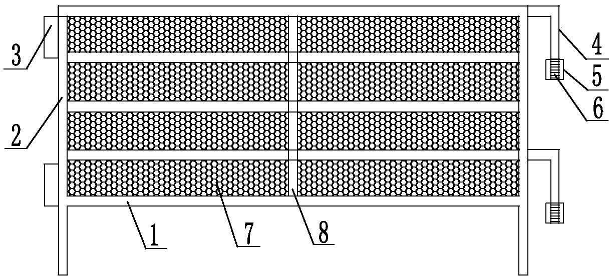 Head-on protective fence