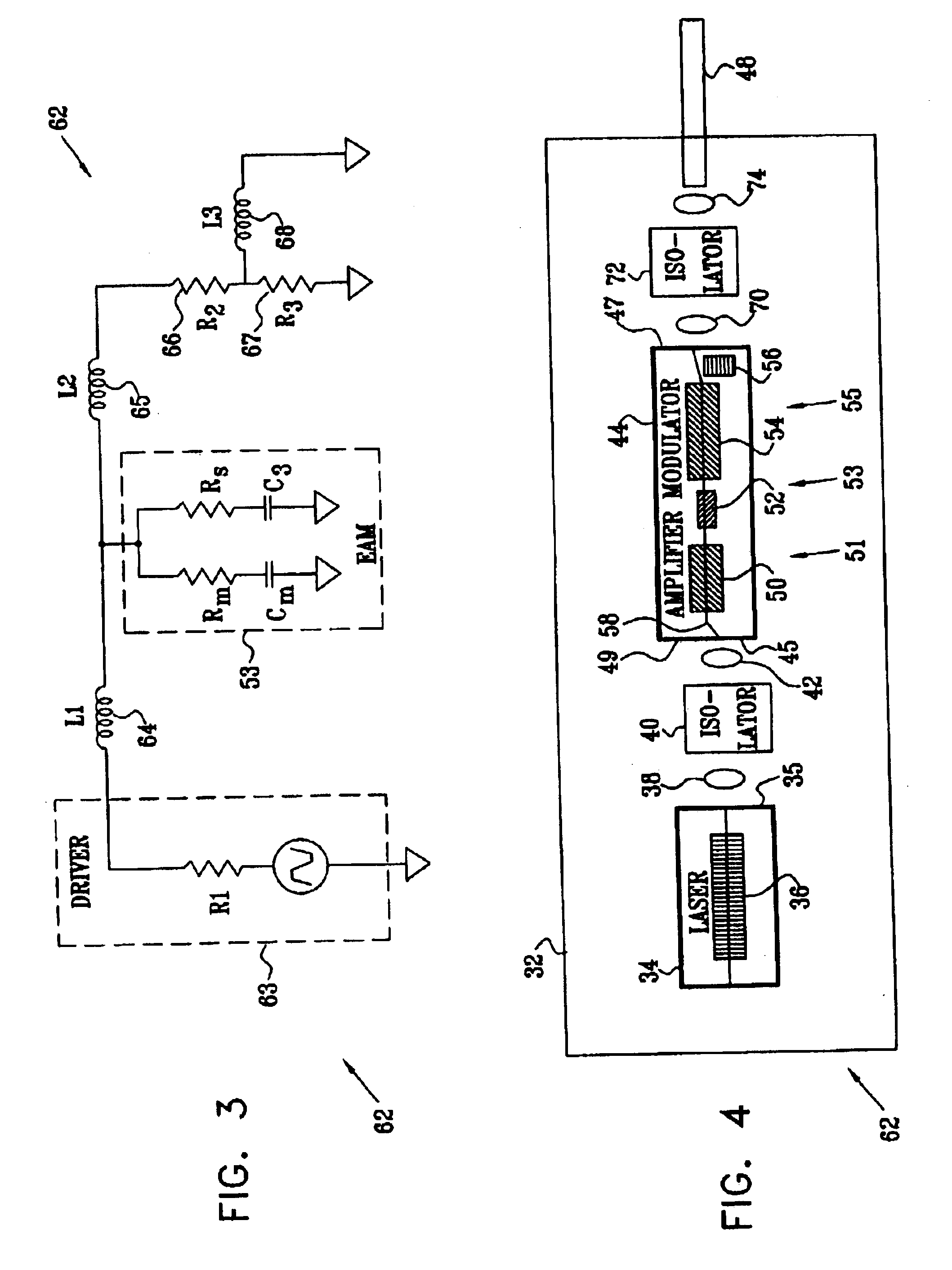 Hybrid optical transmitter with electroabsorption modulator and semiconductor optical amplifier