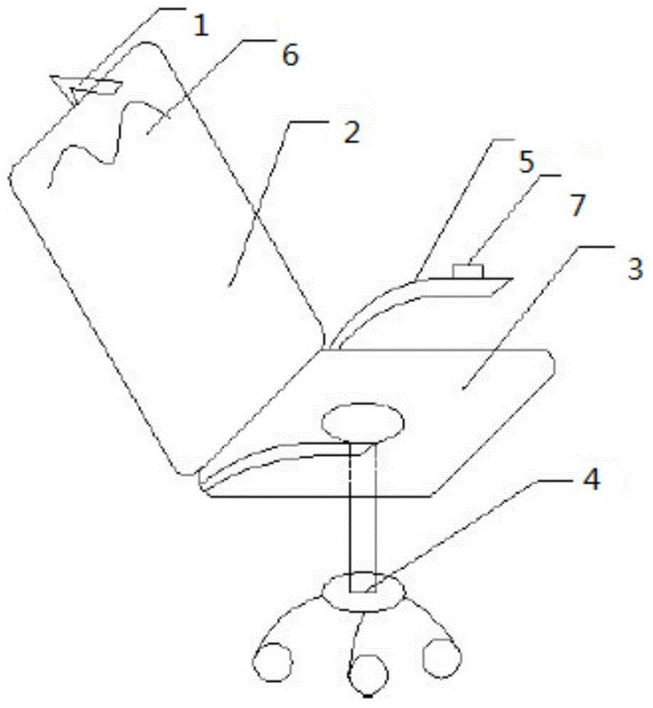 Chair for correcting sitting position based on sensor technology