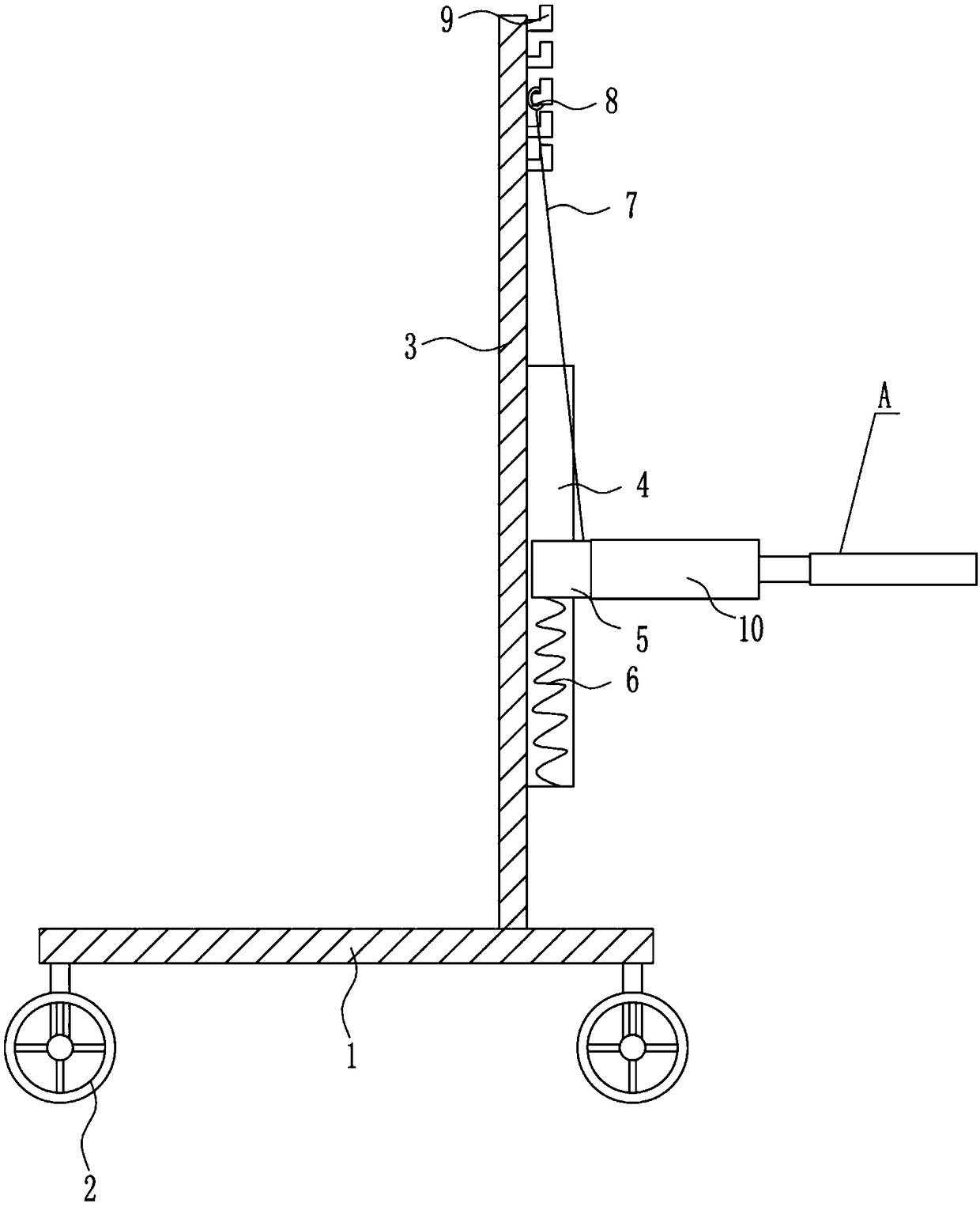 Lifting earthing apparatus for seedling planting