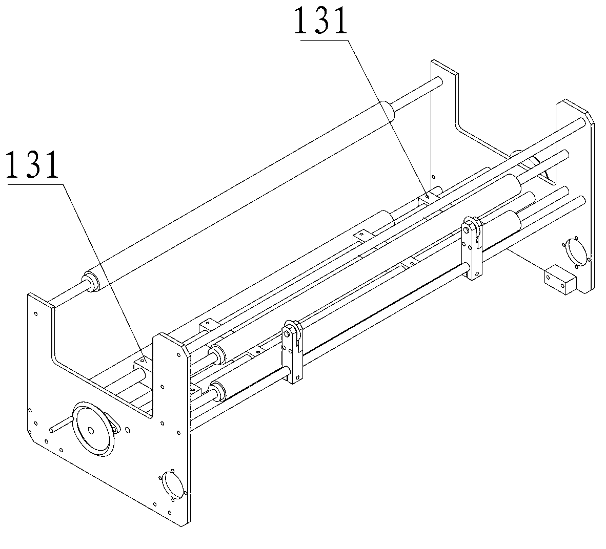 Seamless paper pipe production line