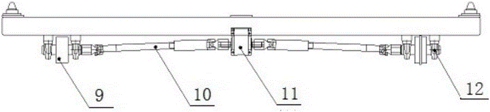 Double-screw type automatic lifting trolley