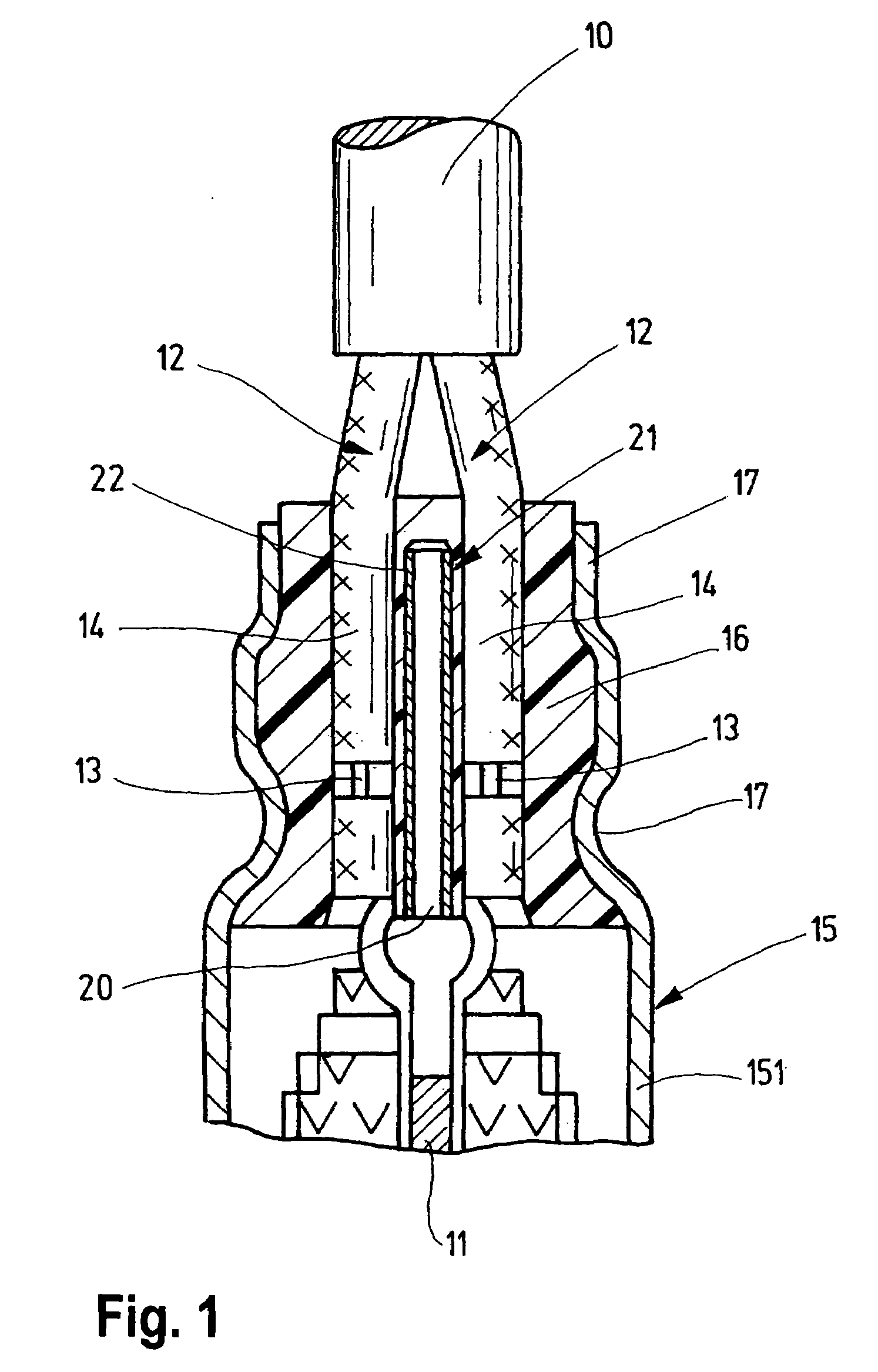 Sensing element for determining a physical property of a gas mixture