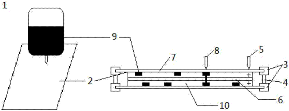 Method and device for manufacturing a liquid metal multilayer circuit