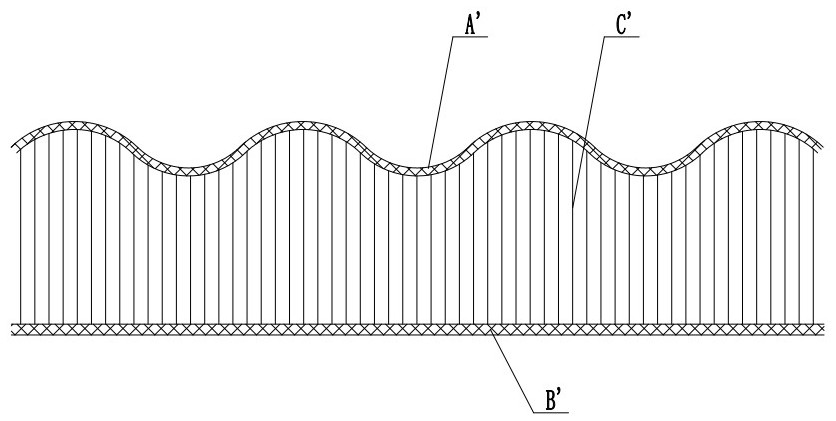 Hollow wiredrawing cloth for weft wiredrawing and manufacturing method thereof