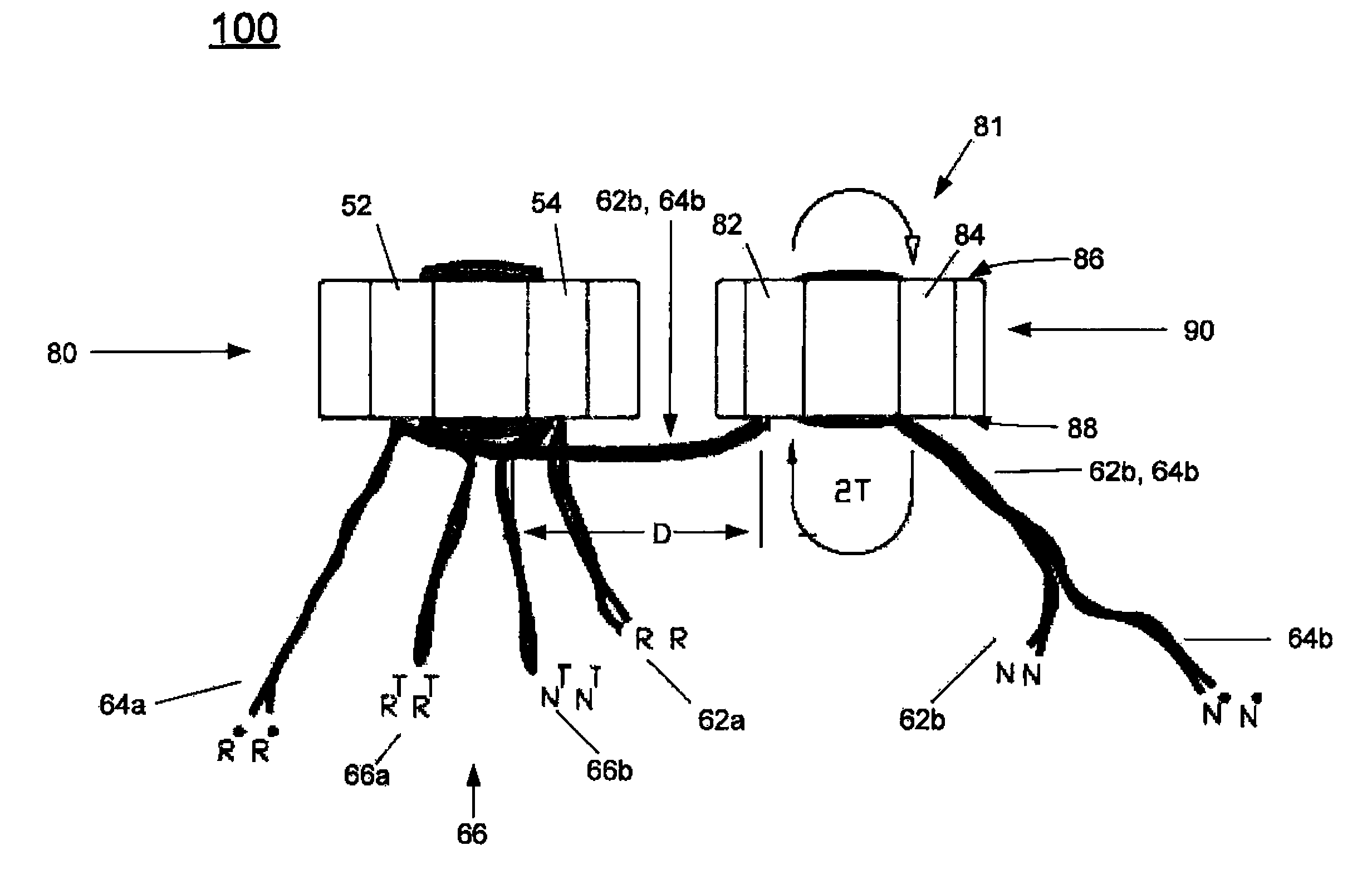 Isolation magnetic devices capable of handling high speed communications