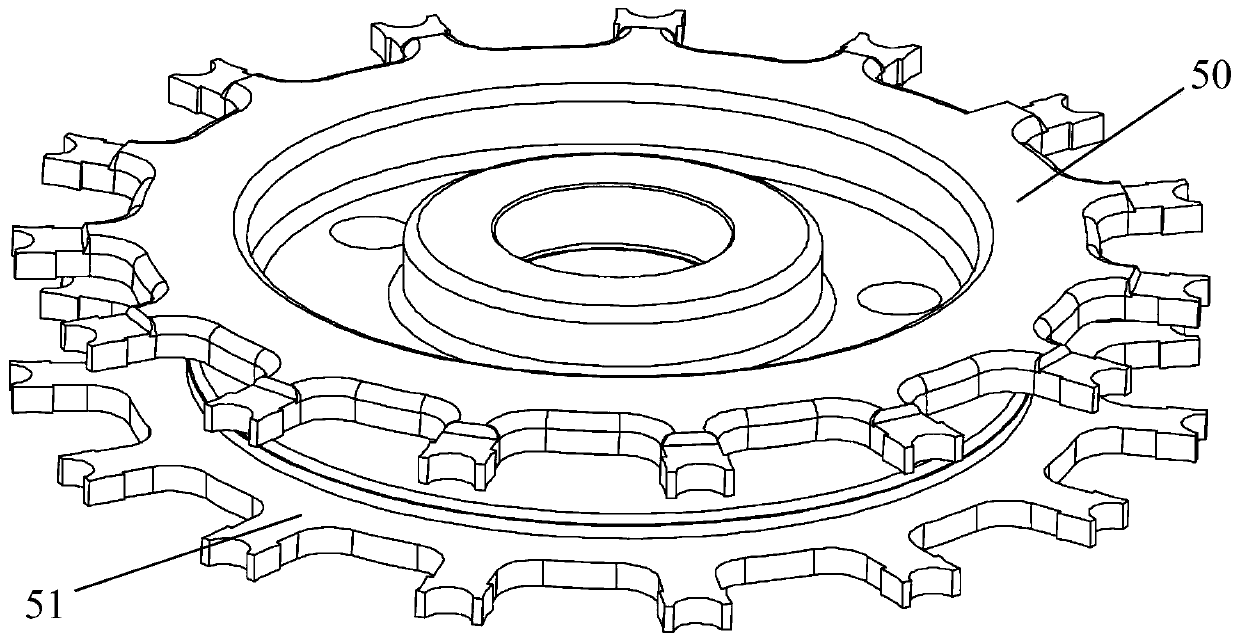 Tool magazine conveying device of numerical control machine tool