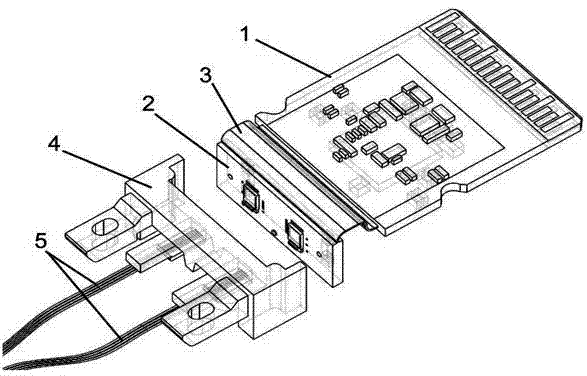 Parallel optical transceiver components for broadband high-speed transmission