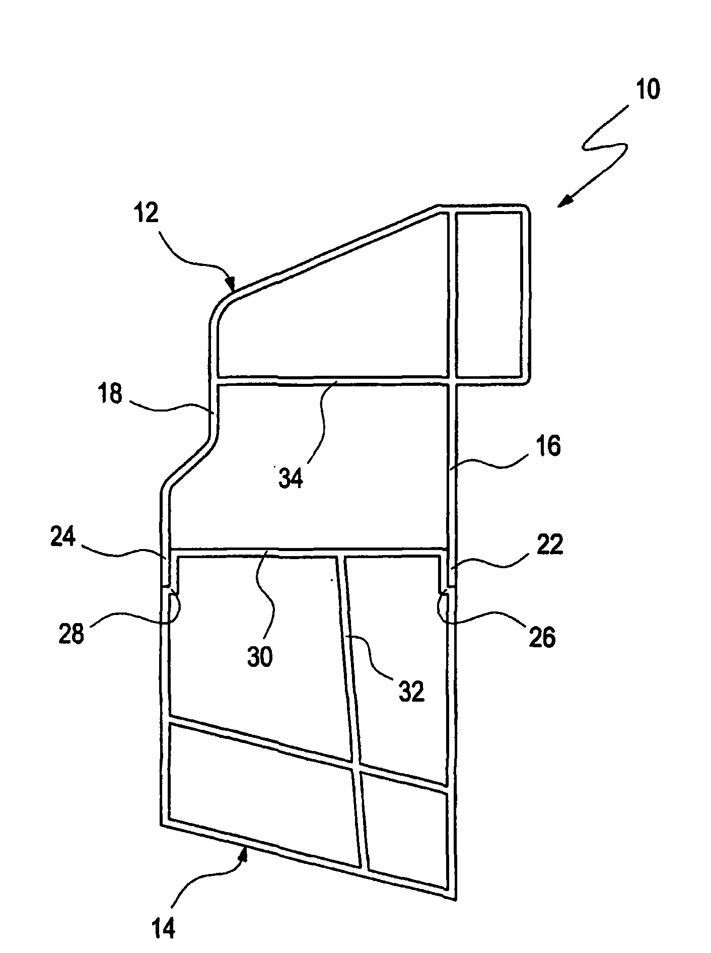 Chassis component for a motor vehicle