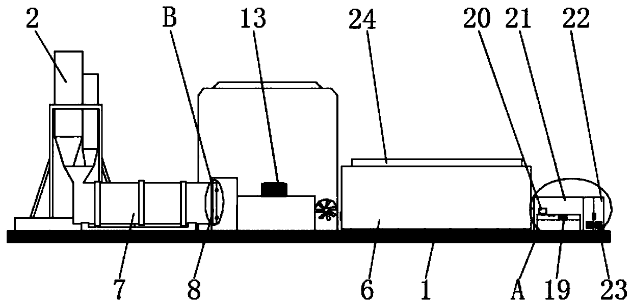 Intelligent production device used for cement on construction site