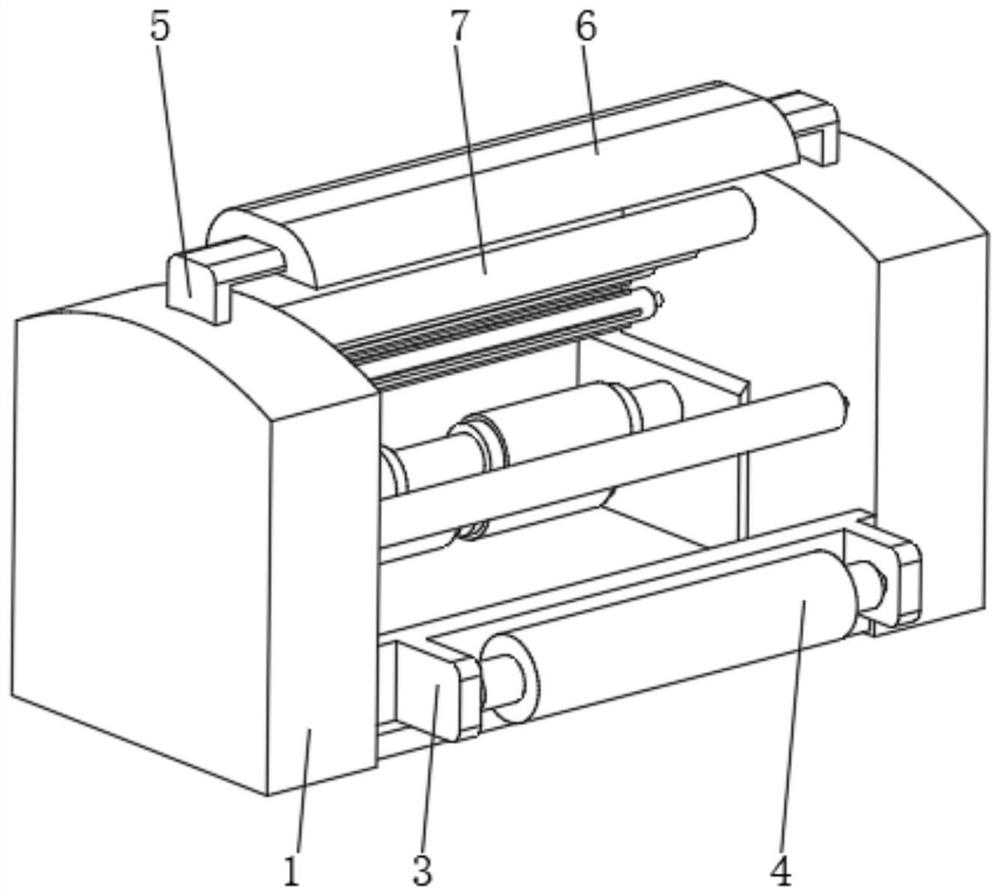 Metallized film splitting machine with static electricity eliminating device