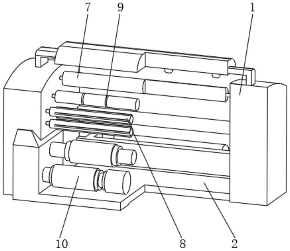 Metallized film splitting machine with static electricity eliminating device