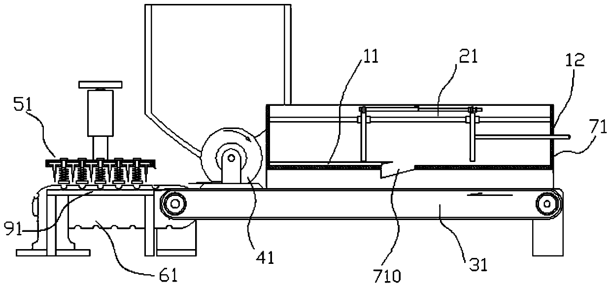 Frozen meat stringing machine for hotel kitchens