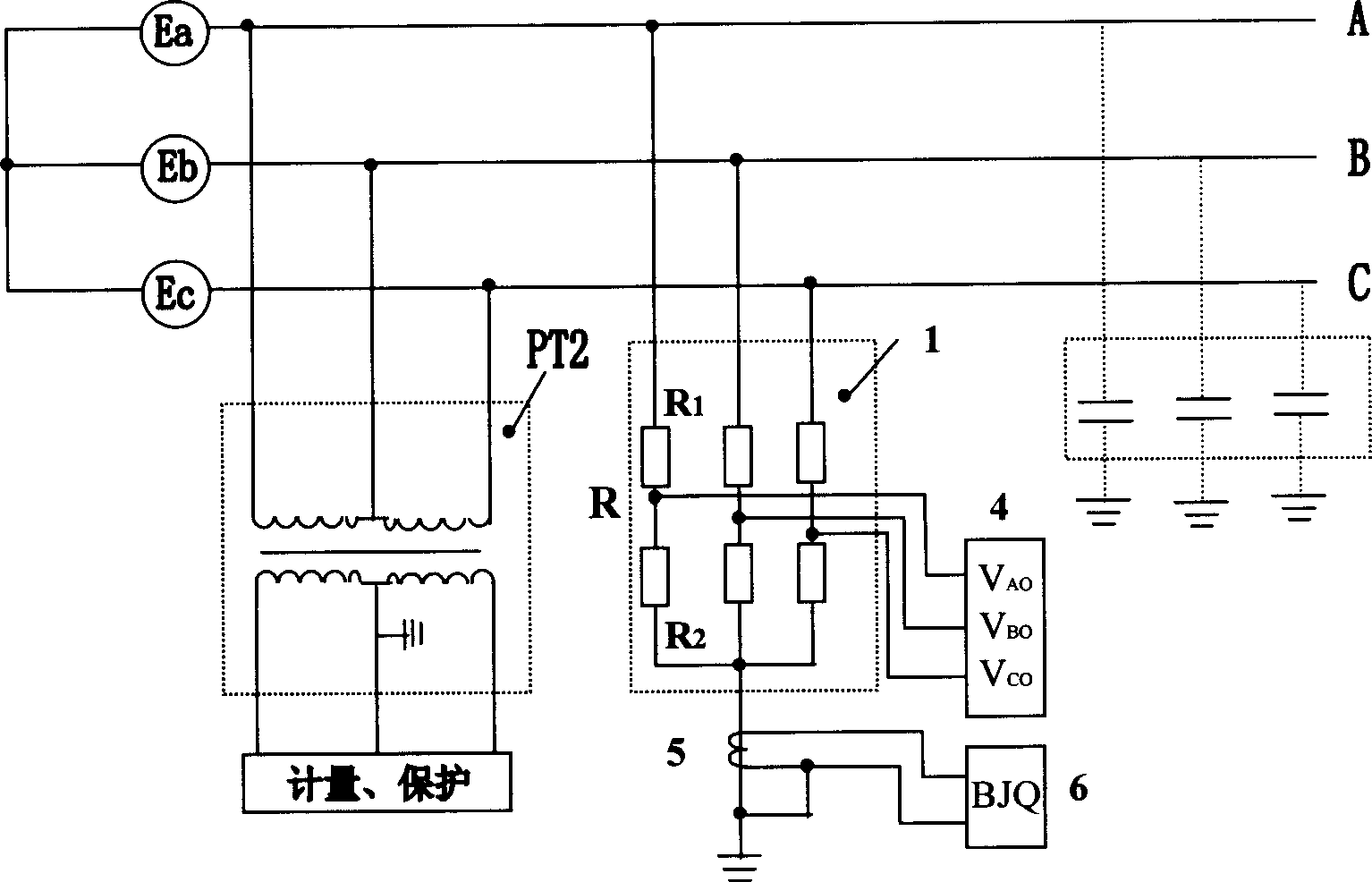 Insulation monitoring method for low current neutral grounding systems and apparatus for realizing the method