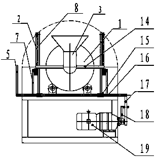 Oil seed roasting machine sealing pan cover and pan cover opening and closing device