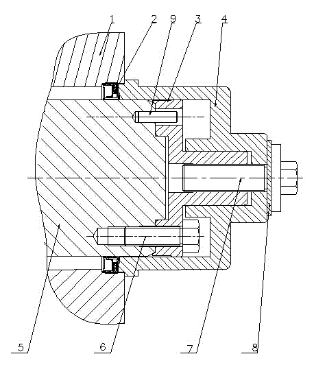 Device for installing crank shaft rear oil seal