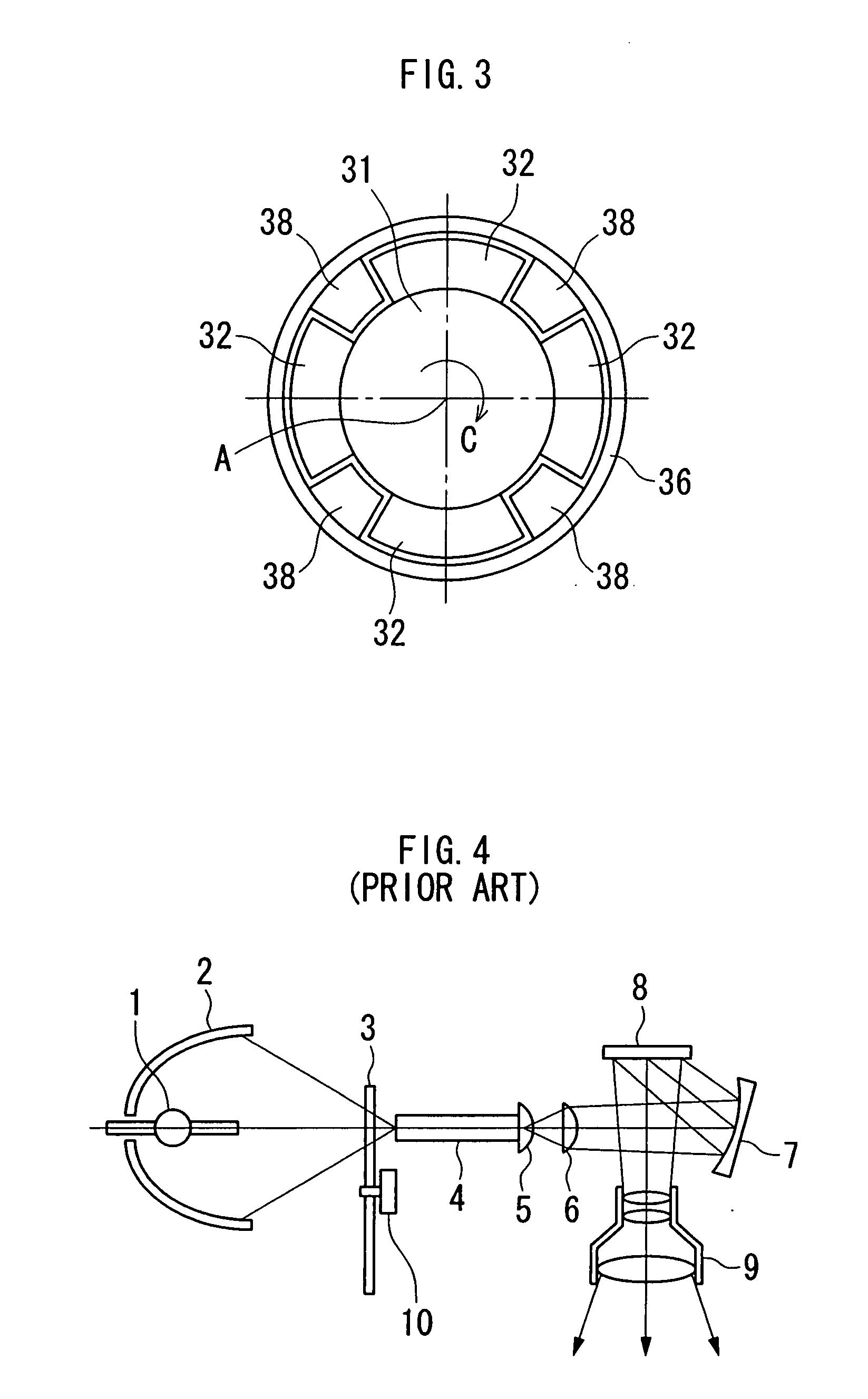 Color wheel unit