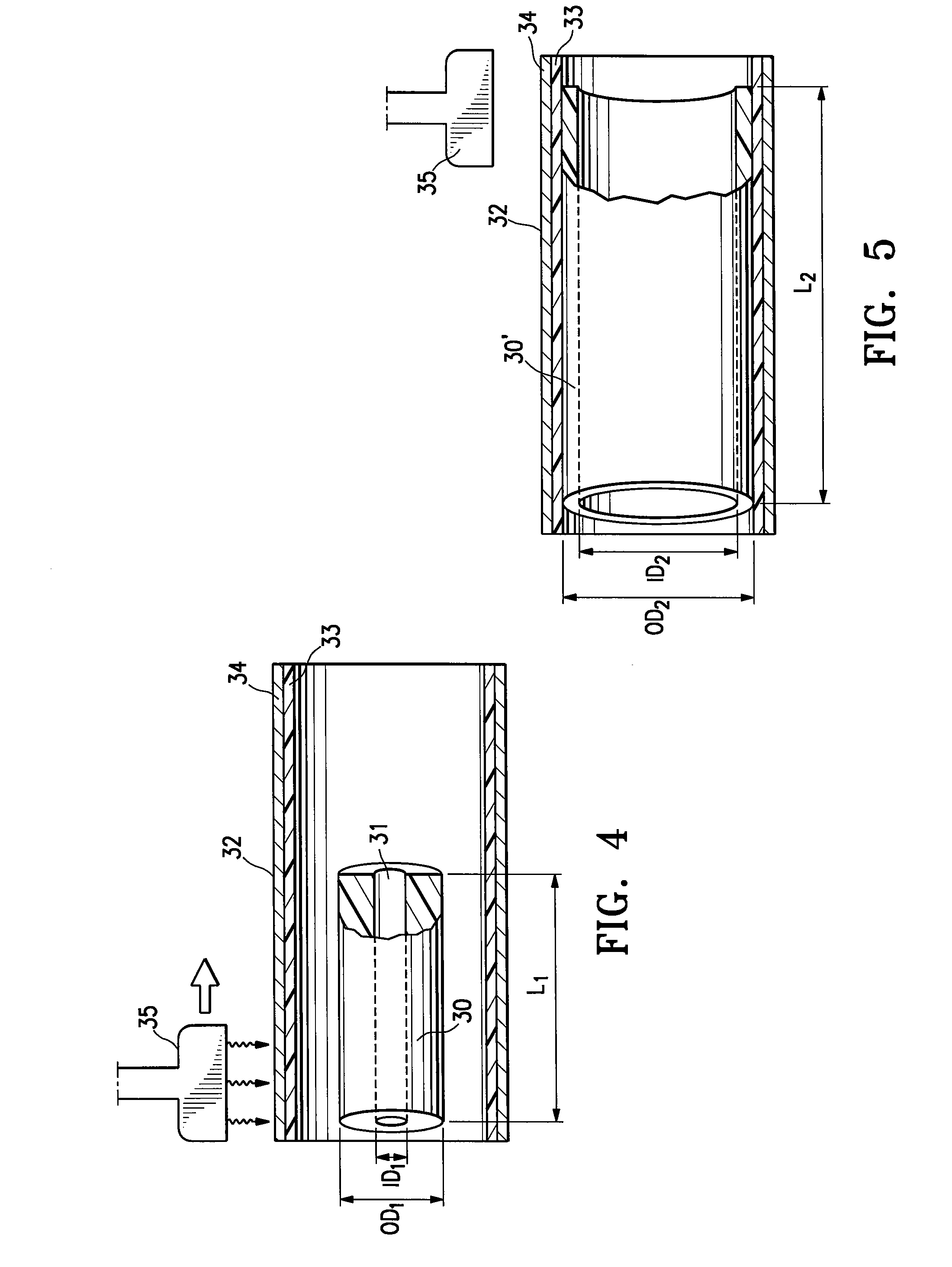 Balloon catheter tapered shaft having high strength and flexibility and method of making same