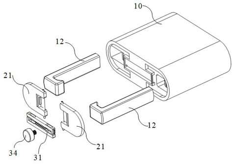 An earphone storage structure and smart device