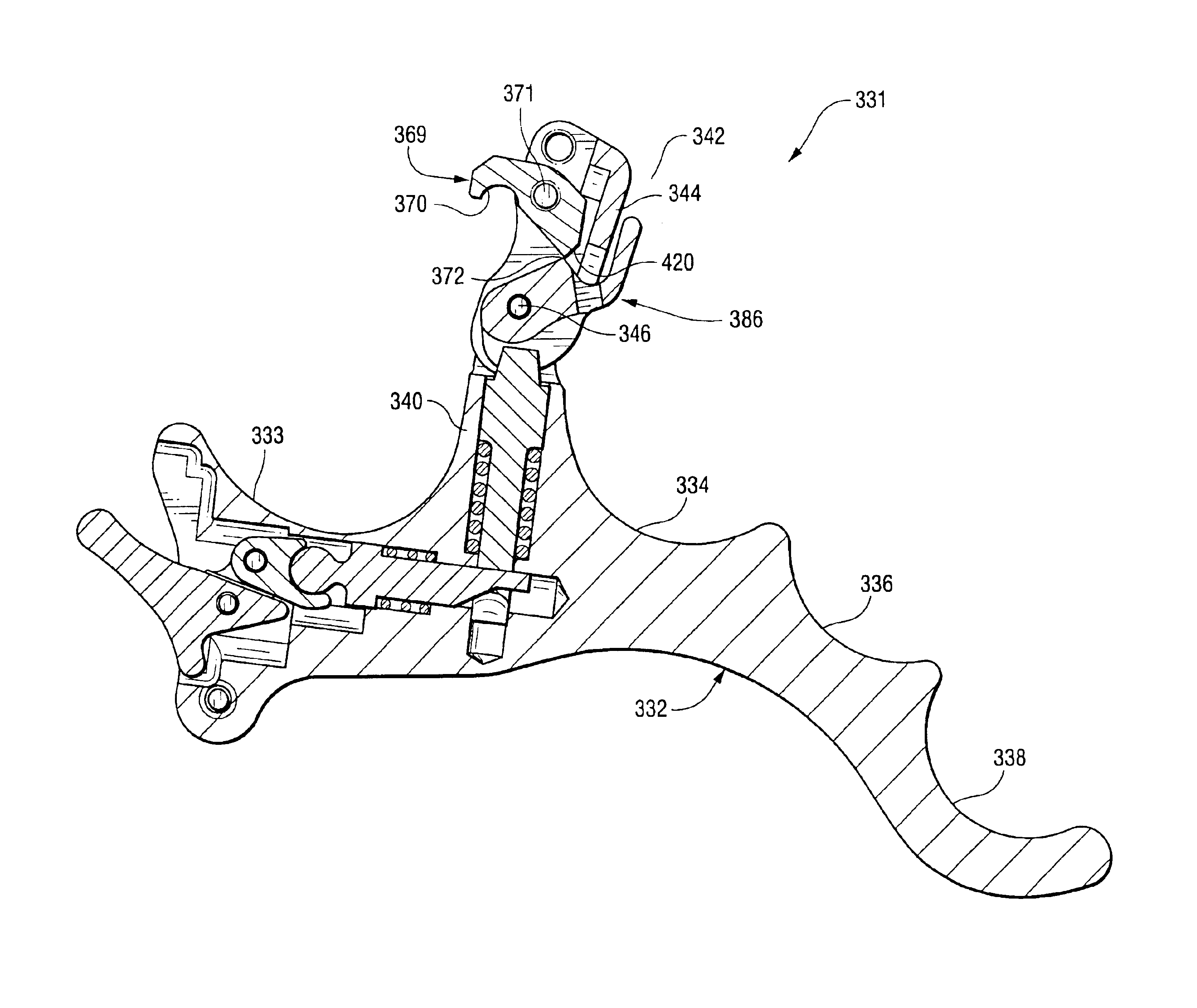 Adjustable back tension rope release