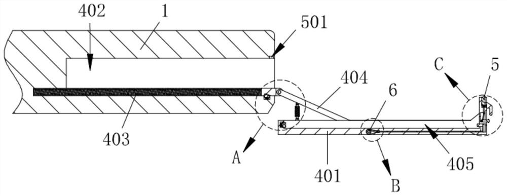 Large unmanned aerial vehicle with battery box convenient to disassemble, assemble and replace