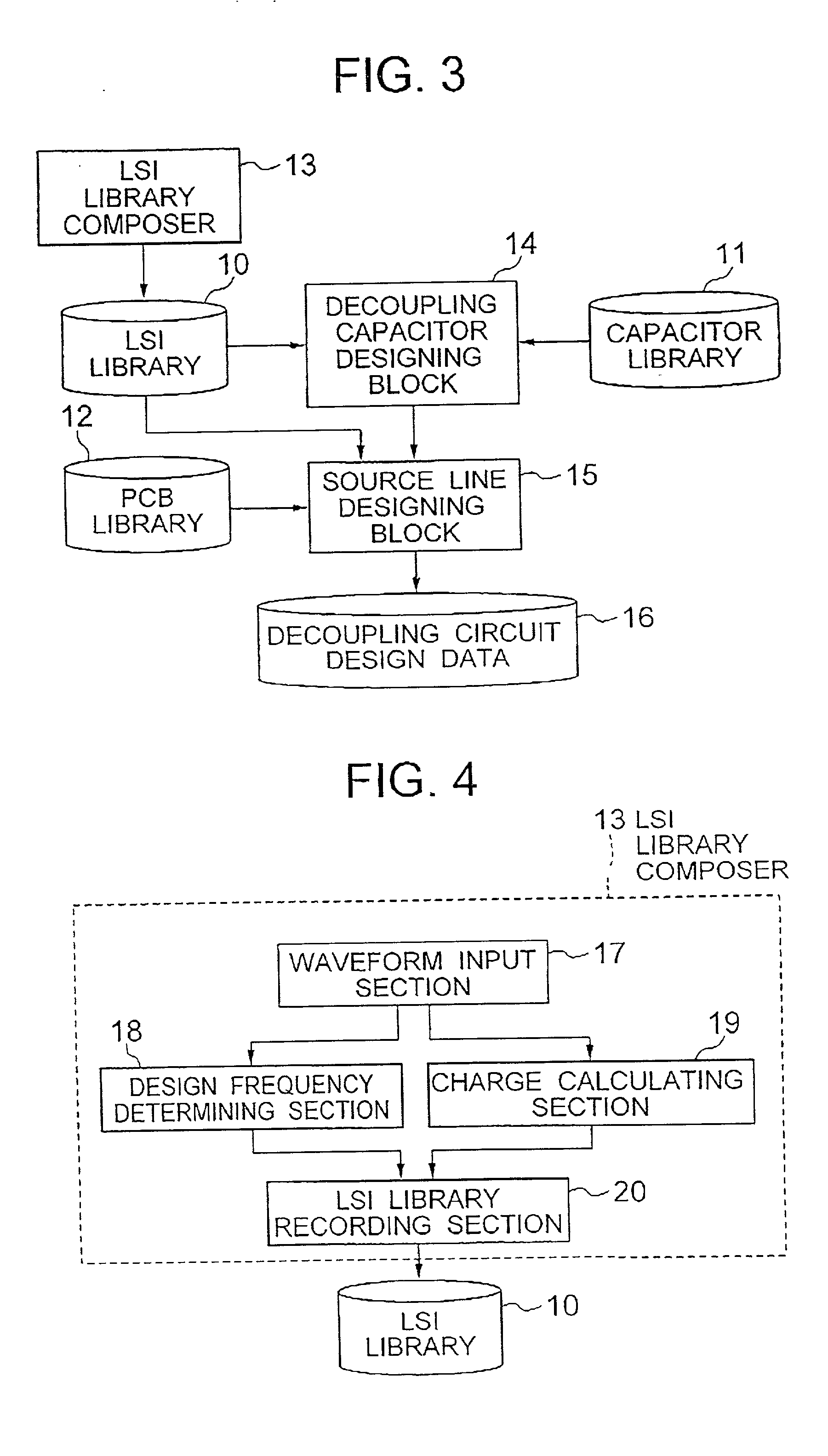 Method for designing a decoupling circuit