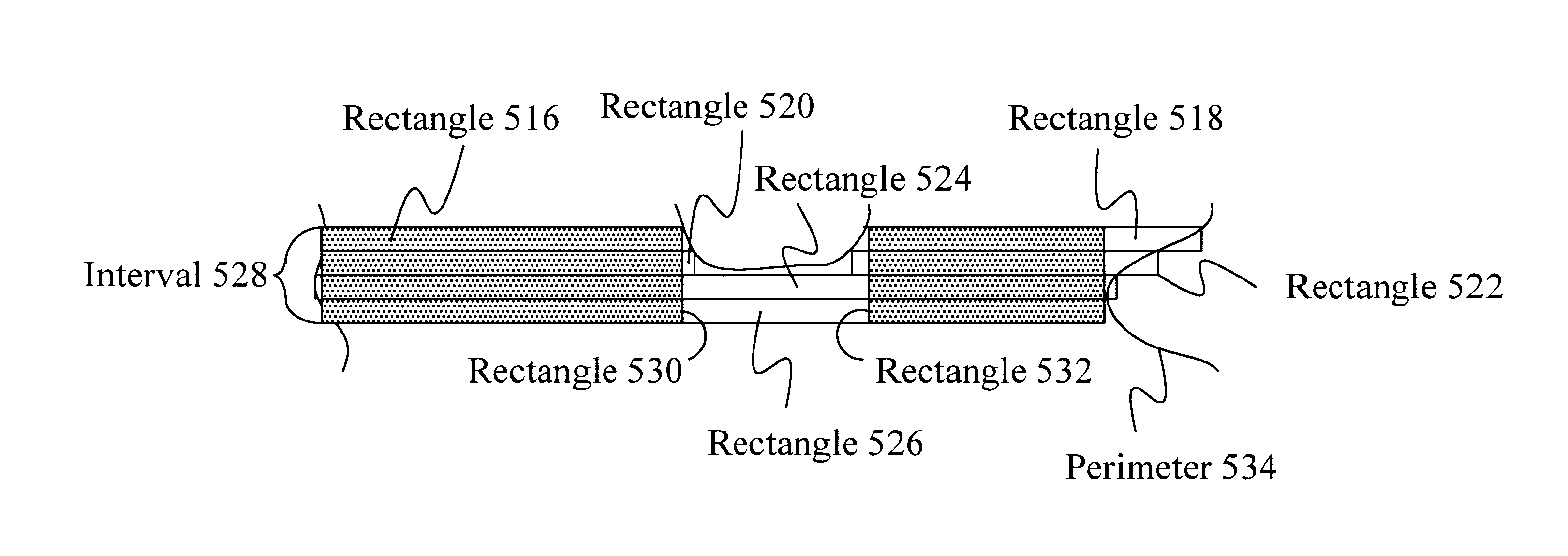 Method and apparatus for text layout across a region