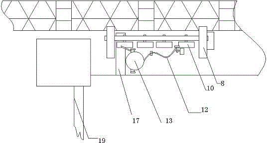 Floor short side edge chamfer painting equipment