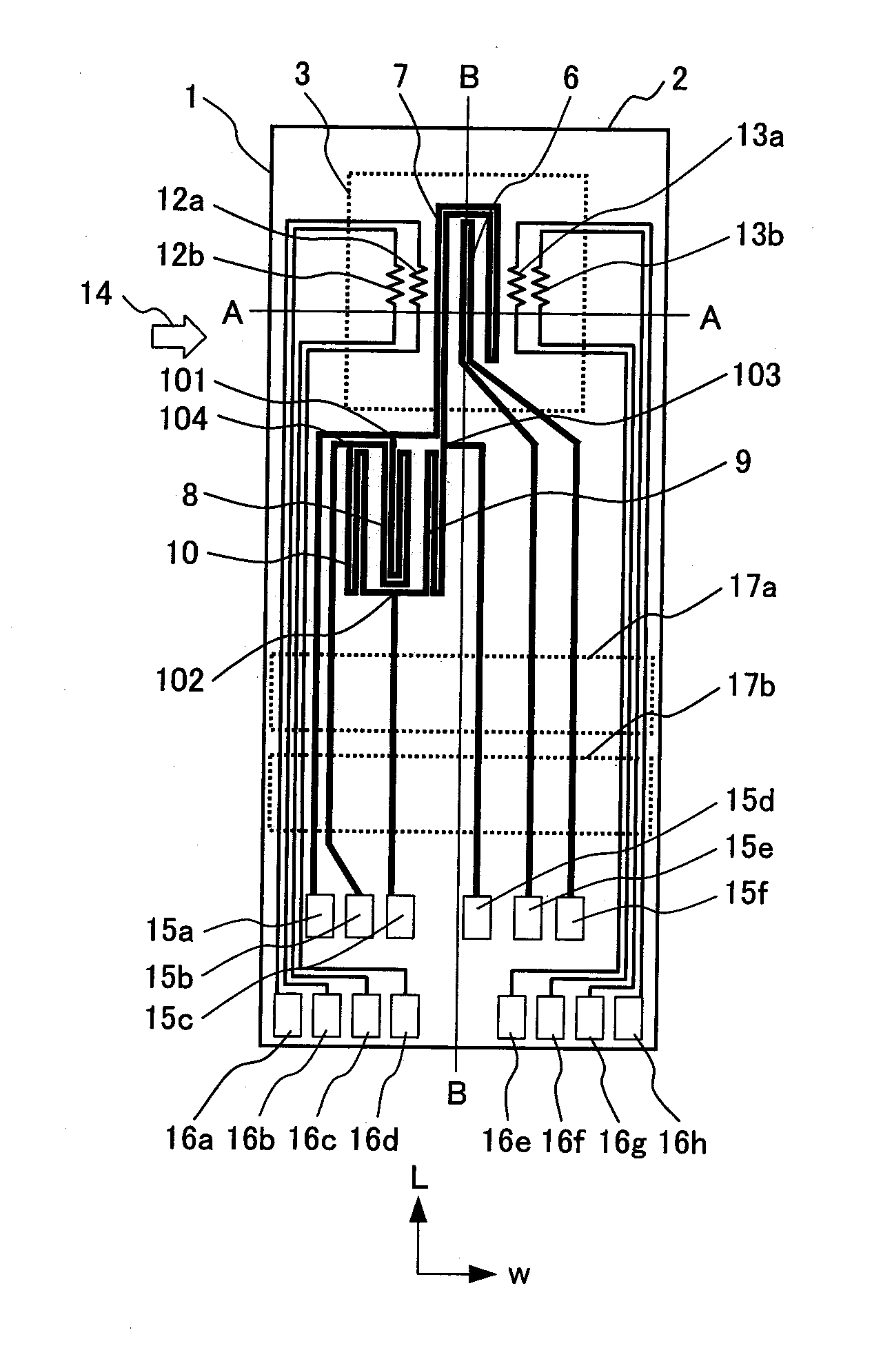 Thermal type flow sensor