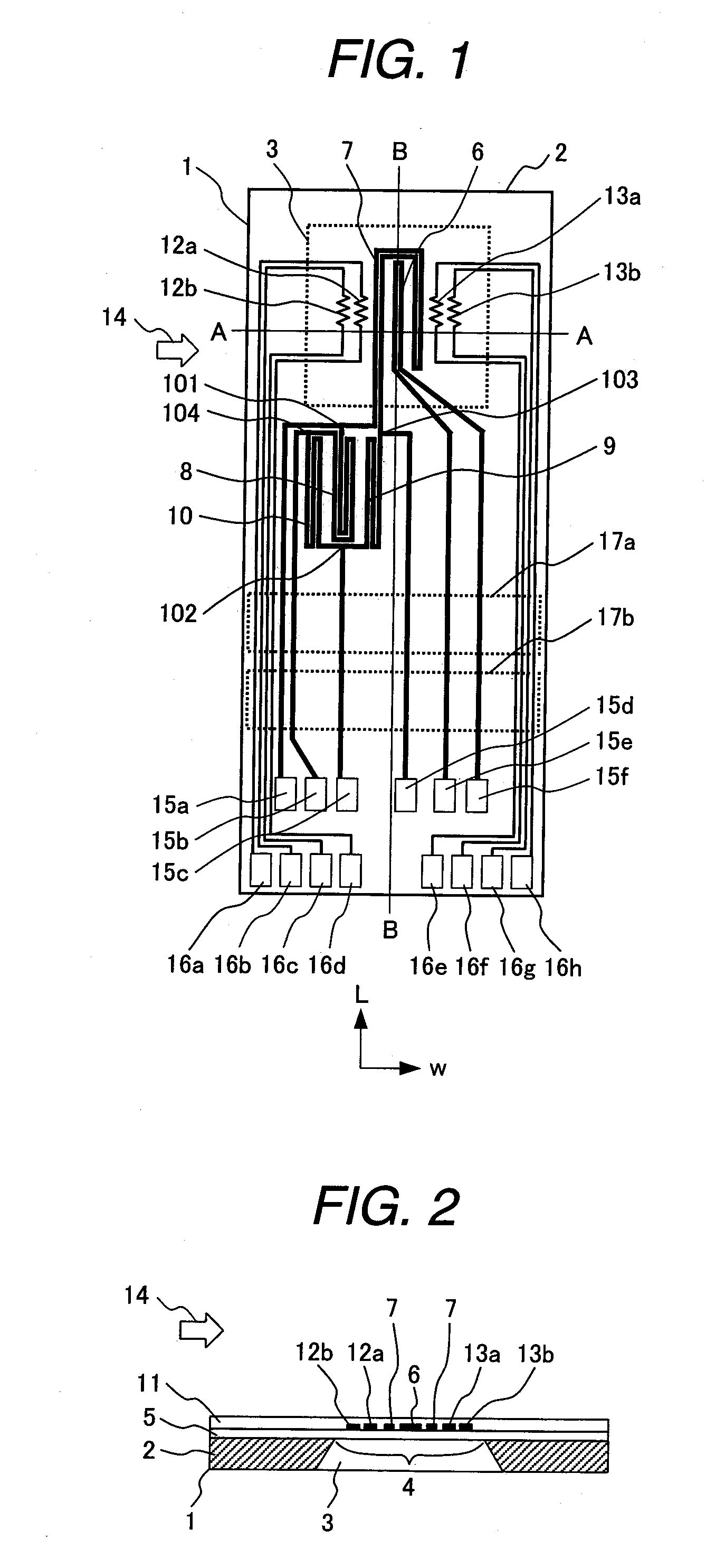 Thermal type flow sensor