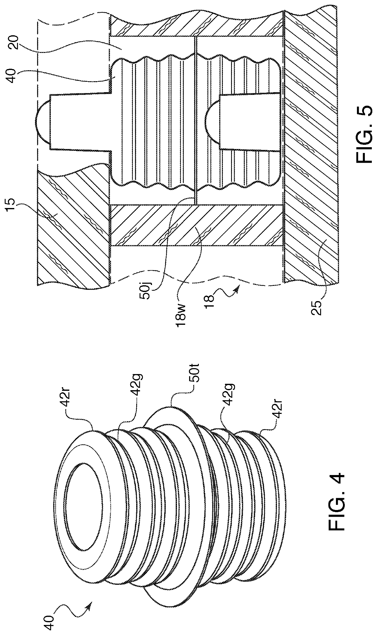 Mattress construction with self inflated air spring