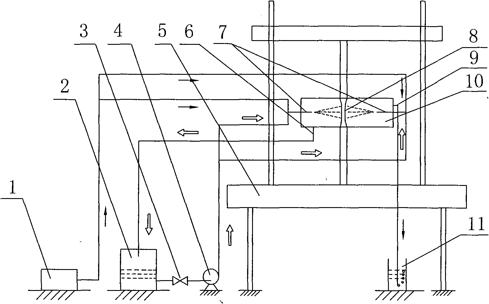 Control device for providing simulated marine environment for corrosion fatigue test