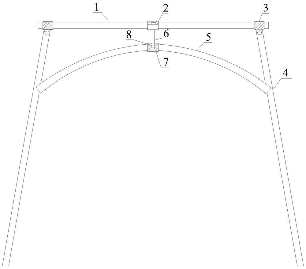 A U-shaped steel support and a method for controlling roadway surrounding rock by graded active loading