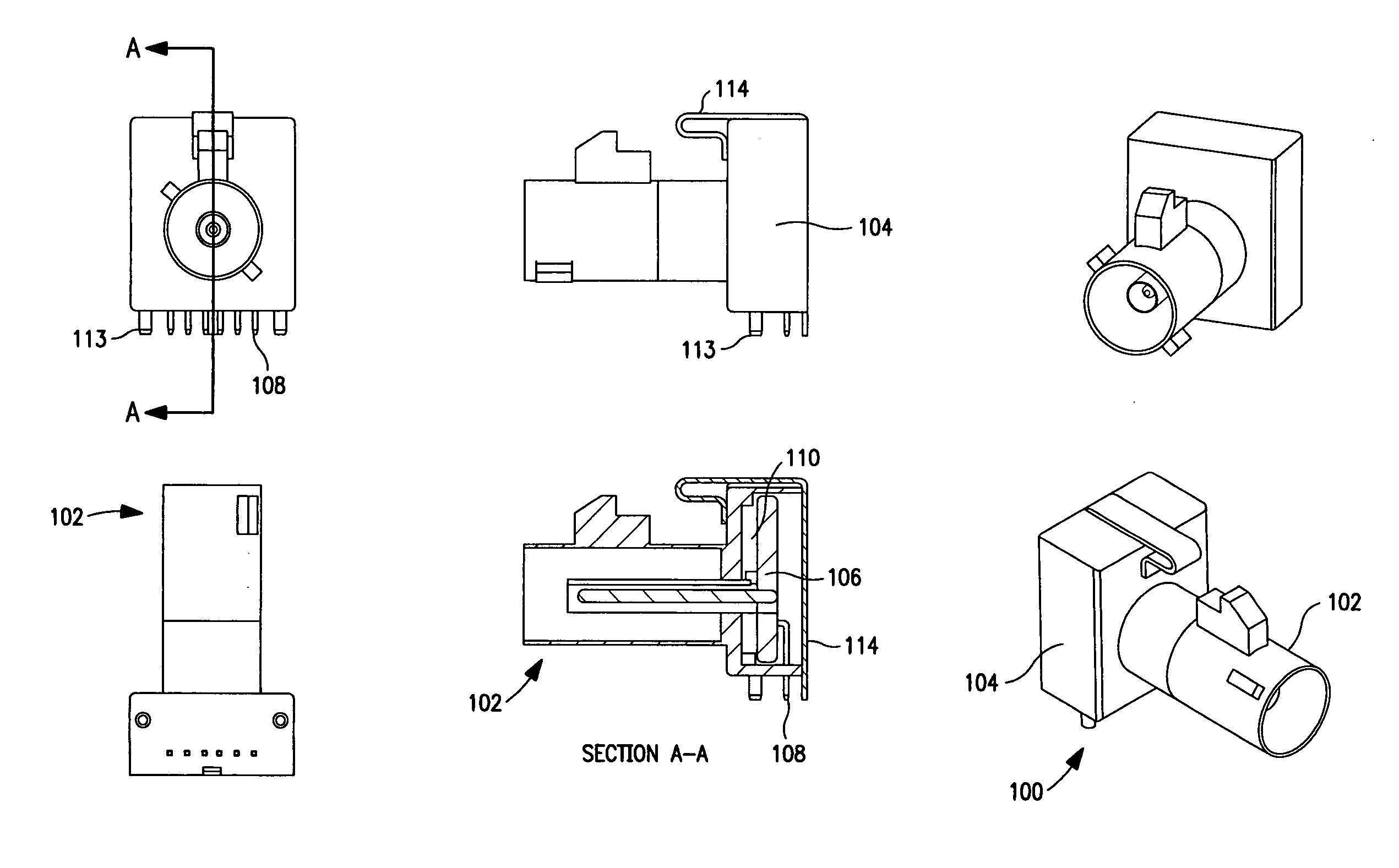 Low-cost connector apparatus and methods for use in high-speed data applications