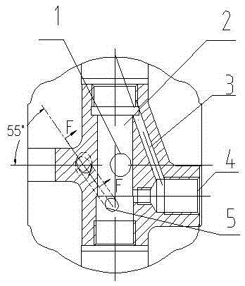 A constant flow pump back cover