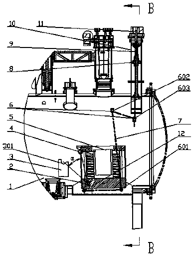 Automatic pouring mechanism