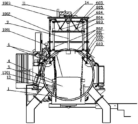 Automatic pouring mechanism