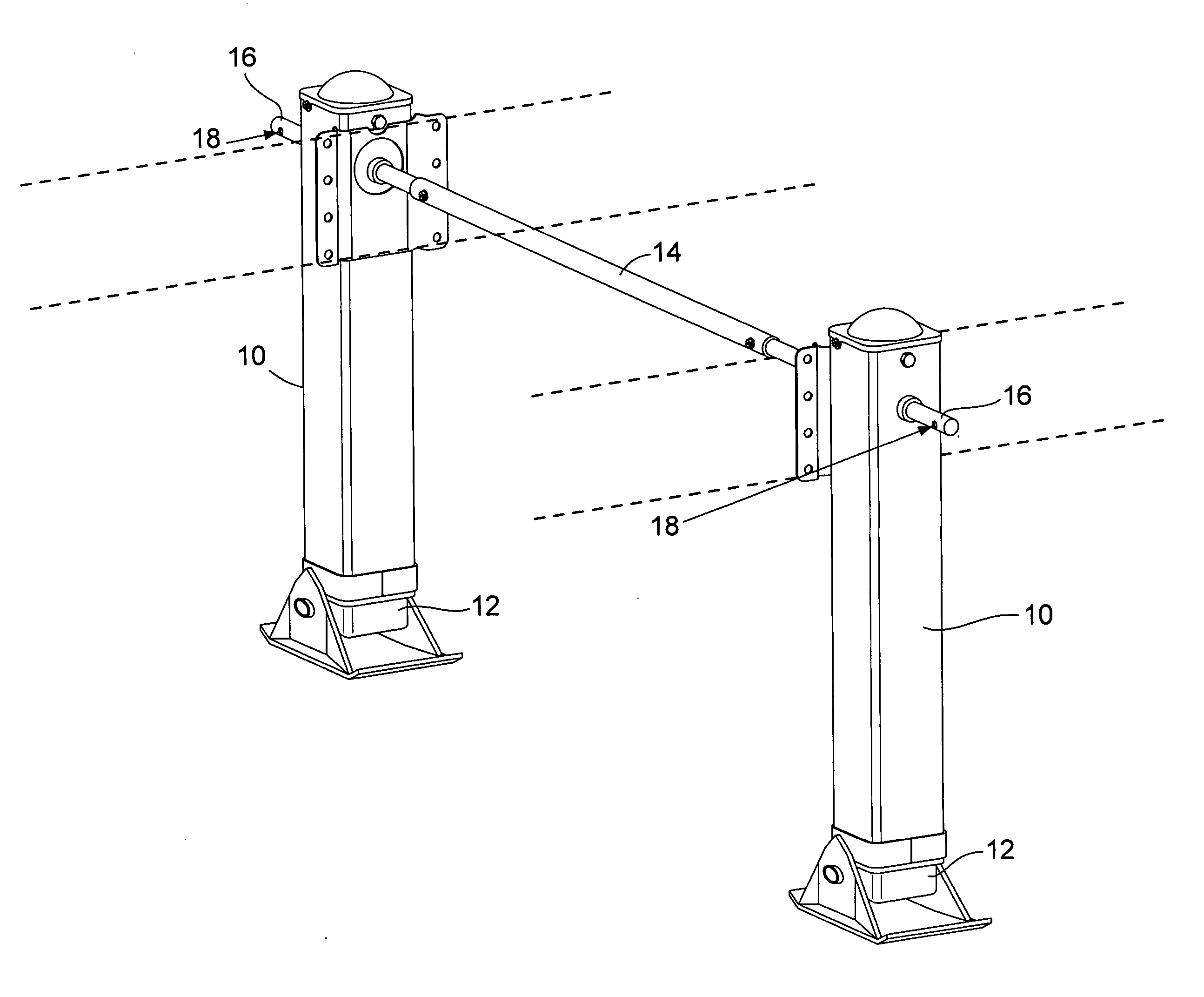 Secure crank locking device for trailer landing gear assembly