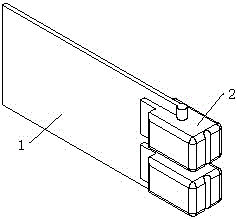 Wind resistance mechanism of a flexible fast rolling door