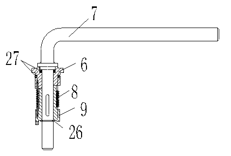 Switching mechanism for dial-block type valve electric actuator