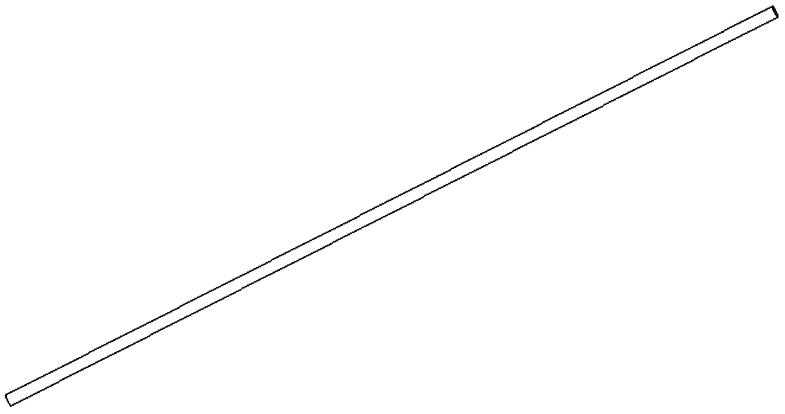 Method for welding mother-daughter board connector long needle