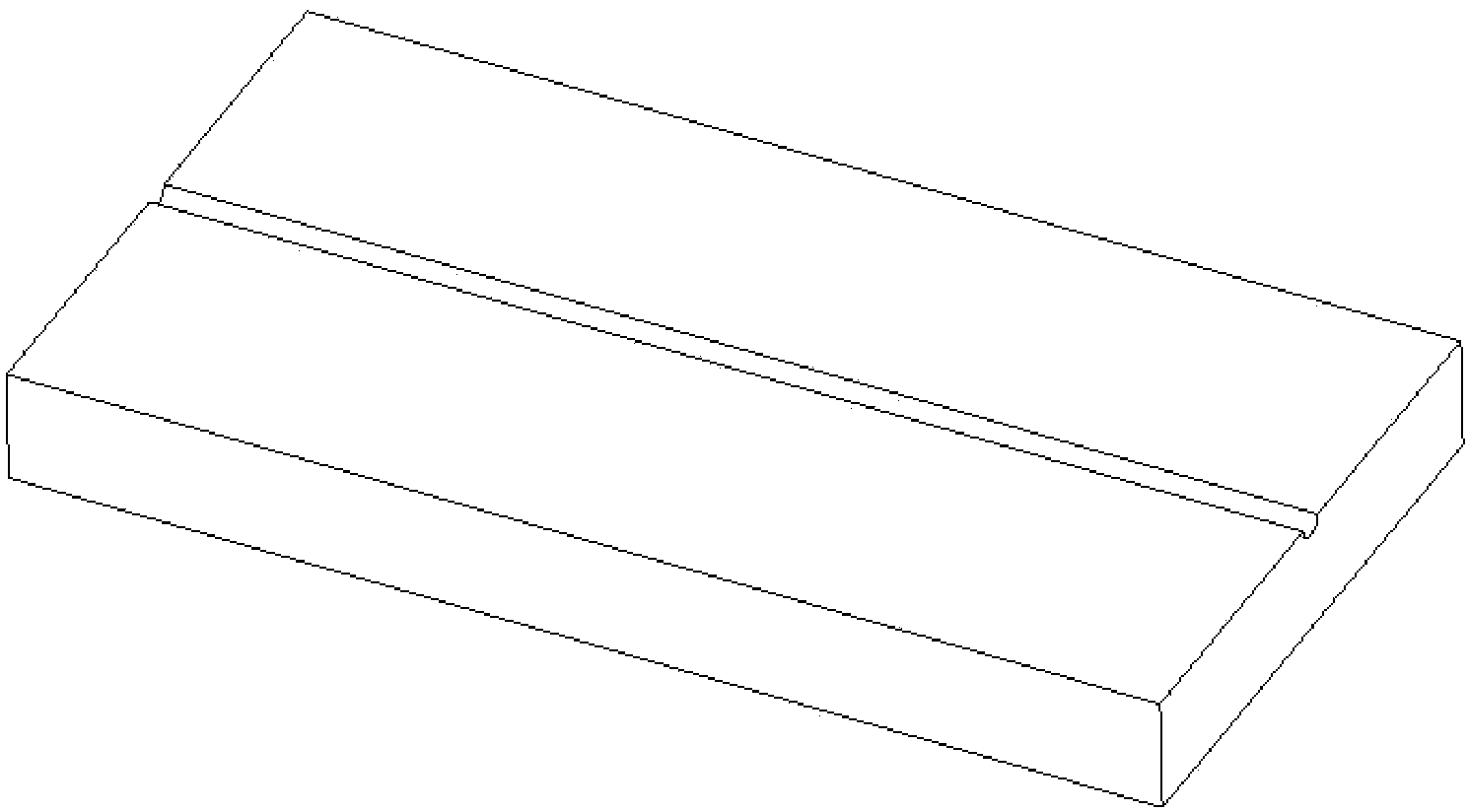 Method for welding mother-daughter board connector long needle