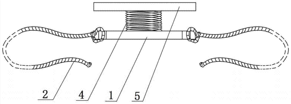 Ball-jumping sports equipment for team cooperation training